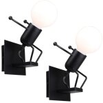 Applique murale vintage e27 lamp murale interieur noir applique murale en métal pour chambre couloir ... Applique murale vintage e27 lamp murale interieur noir applique murale en métal pour chambre couloir ...