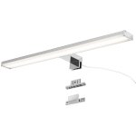 Applique de salle de bain aluminium chrom� led 12w 50 cm ip44