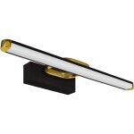 Applique de salle de bain au - dessus du miroir prymus led 7w 4100k ip44 noir