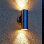 Applique yucatan inox extrieure double faisceau gu10 ip54