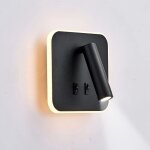 Applique led, applique de lecture de chevet, liseuses murales led 12w, spot orientable ?3w + 9w 3000k ...