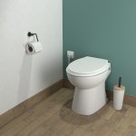 Aquacompact silence + - wc broyeur int�gr� avec option lave - mains - fabrication fran�aise