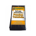 Liner de bassin pvc 1 m x 2 m, 0, 5 mm noir, bche pour le bassin de jardin