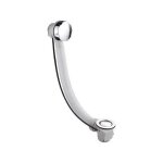 Accessoires - vidage baignoire et trop - plein 600 mm, chrome ty1002 - aqualine