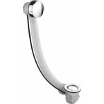 Accessoires - vidage baignoire et trop - plein 600 mm, chrome ty1002 - aqualine
