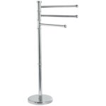 Aqualine - samba - porte - serviettes sur pied, inox sb161 Aqualine - samba - porte - serviettes sur pied, inox sb161
