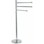Aqualine - samba - porte - serviettes sur pied, inox sb161