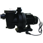 Pompe filtration piscine 3 / 4cv 13m3 / h - couvercle quicklock sans vis - fournie avec raccords 38 et ...