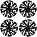 Aqxreight lot de 4 enjoliveurs universels et �l�gants de 15  pour 500 et la plupart des voitures, en ...