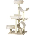 Arbre  chat multi - quipement griffoirs grattoirs plateformes tunnel paniers dim. 50 x 40 x 105 cm ...