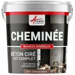Arcane industries - b�ton cir� chemin�e, kit avec primaire et vernis - 10 m� (en 2 couches) marengo brun ...