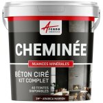 Arcane industries - b�ton cir� chemin�e, kit avec primaire et vernis - 2 m� (en 2 couches) arabica marron ...