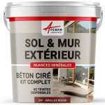 Arcane industries - b�ton cir�, ext�rieur, pour sol, mur, terrasse, escalier, enduit, d�coratif, min�ral, ...