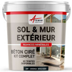 Arcane industries - b�ton cir�, ext�rieur, pour sol, mur, terrasse, escalier, enduit, d�coratif, min�ral, ...