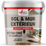 Arcane industries - b�ton cir�, ext�rieur, pour sol, mur, terrasse, escalier, enduit, d�coratif, min�ral, ...