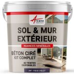 Arcane industries - b�ton cir�, ext�rieur, pour sol, mur, terrasse, escalier, enduit, d�coratif, min�ral, ...