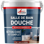 Arcane industries - b�ton cir�, salle de bain, douche italienne, pi�ce d'eau, kit, beton, cire, salle ...