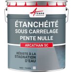 Etanchit sous carrelage, dalle sous plot, pente, nulle, terrasse plate, balcon, membrane, rsine, polyurtha ...