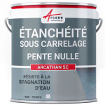 Arcane industries - etanchit sous carrelage, dalle sous plot, pente, nulle, terrasse plate, balcon, ...