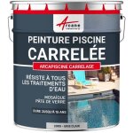 Arcane industries - peinture piscine carrelage - 20 kg (jusqu' 65m en 2 couches) gris clair - ral 7035 ...