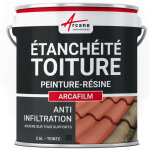 Arcane industries - etanchéité toiture : peinture arcafilm, résine etanchéité pour tuile : 2. 5 l ardoise ... Arcane industries - etanchéité toiture : peinture arcafilm, résine etanchéité pour tuile : 2. 5 l ardoise ...