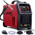 Arccaptain poste  souder tig ac / dc 200a 230v - aluminium, impulsion, onde carre / triangle, multiprocessus ...