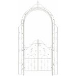 Clp - arche de jardin avec portillon grenada blanc antique