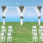 Arche mariage en fer grande arche de ballon fleur mtallique amovible de dcoration support de fond pour ...