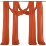 Arche de mariage en mousseline - d�coration de c�r�monie avec tissu chiffon pour arche nuptiale