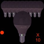 Arcotec - jamais utilis�] lot de 10 ampoules led e14 sph�rique 4, 9w 470lm 6400k - garantie 2 ans