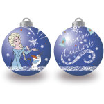 Lot de 10 boules de no�l 6cm - la reine des neiges ii