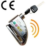 (argent - couleur argent)antivol moto, alarme moto bloque disque avec alarme, antivol trotinette electrique ...