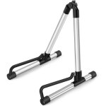 (argent�) support de guitare , r�glable et pliable, support de sol en m�tal pour guitare acoustique, ...