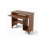 Argonauta - support ordinateur de bureau en noyer antique avec roulettes h. 76 l. 93 p. 48, 5 cm Argonauta - support ordinateur de bureau en noyer antique avec roulettes h. 76 l. 93 p. 48, 5 cm