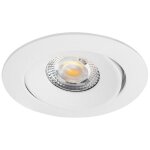 Aric - spot encastr� led orientable aspen 5 w cct 3000 - 4000k blanc