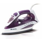 Ariete 6235 fer � repasser � sec ou � vapeur semelle en c�ramique violet, blanc 2000 w