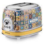 Ariete grille - pain vintage positano 2 fentes 810w design rtro