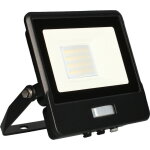 Arlux lighting - projecteur mural alto - 20w, 4000k, 1620lm, noir - d�tecteur ir