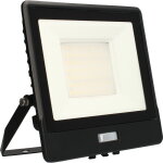 Arlux lighting - projecteur mural alto - 50w, 4000k, 4300lm, noir - d�tecteur ir