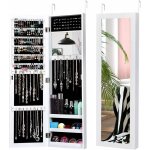 Armoire  bijoux murale meuble  bijoux suspendue accroche  la porte blanche 31, 5 x 8, 5 x 110cm hauteur ...