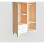 Sklum - armoire en bois boxy kids marron bois naturel