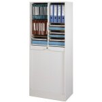 Armoire de bureau � rideau large blanc office 172cm