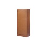 Armoire de bureau � rideau large merisier office 172cm