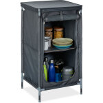 Armoire de camping, 2 étagères, hlp 87 x 47, 5 x 47, 5 cm, espace de rangement, tente, meuble, accessoire, ... Armoire de camping, 2 étagères, hlp 87 x 47, 5 x 47, 5 cm, espace de rangement, tente, meuble, accessoire, ...