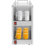 Armoire chauffante �lectrique commerciale pour tasses, chauffe - tasses en acier inoxydable, machine ...