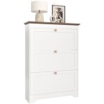 Armoire � chaussures avec 3 volets, petit armoire � chaussures pour l'entr�e, armoire � chaussures avec ...
