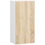 Armoires de cuisine haute akord w40 lima h720 blanc 40 cm 1 porte faade chne sonoma 2 tagres 40x30, ...