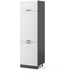 Vicco - armoire pour frigo r - line, blanc campagne, 60 cm
