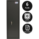 Armoire  fusils tresorsafe 6 armes serrure  cls
