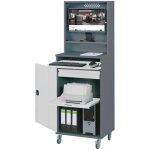 Armoire informatique stier premium, à roulettes, lxpxh 650x520x1 895 mm Armoire informatique stier premium, à roulettes, lxpxh 650x520x1 895 mm